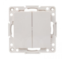 EKF PROxima Стокгольм Белый Выключатель 2-кл, 10А