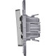 Legrand/Daccord INSPIRIA Алюминий Выключатель двухклавишный 10 AX - 250 В