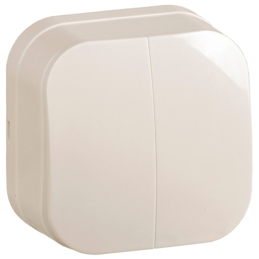 IEK GLORY ВС20-2-0-ХК Выключ. 2-кл. о/у 10А GLORY крем.