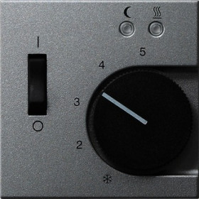 Gira S-55 Алюминий Накладка регулятора теплого пола