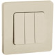Legrand/Daccord INSPIRIA Слоновая кость Выключатель 3-кл, винтовые клеммы, 10 AX , 250 В