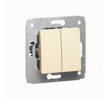 Legrand Cariva Крем Переключатель 2-х клавишный