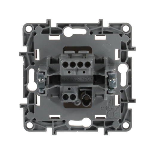 Legrand Etika Слоновая кость Выключатель 1-клавишный 10А, Винтовые клеммы