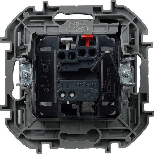 Legrand/Daccord INSPIRIA Алюминий Выключатель для гостиничных номеров