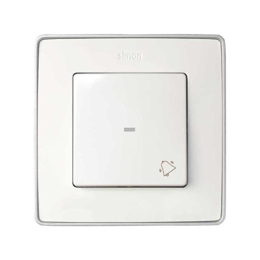 Simon 82 Detail Белая Клавиша с пиктограммой 
