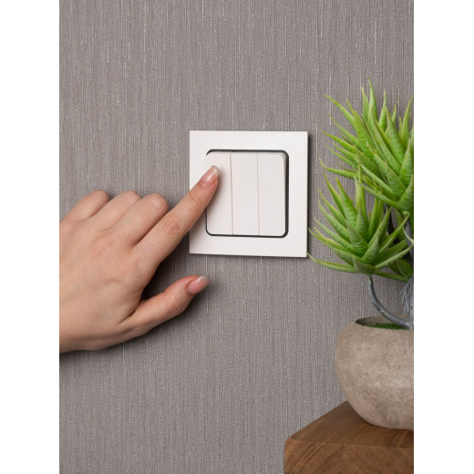 EKF PROxima Стокгольм Белый Выключатель 3-кл, 10А