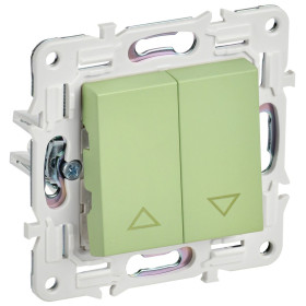 IEK SKANDY Мятный Выключатель жалюзи 10А SK-V12G