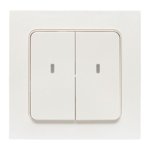 EKF Connect Умный выключатель Стокгольм 2-кл. белый Zigbee