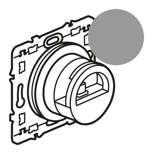 Legrand Celiane2 Титан Накл. д/смартфона Титан