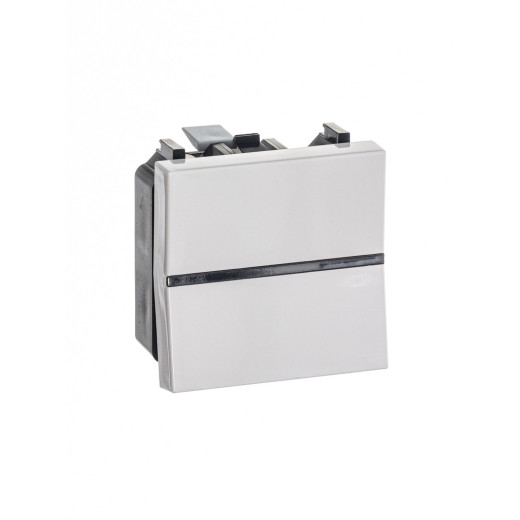 ABB NIE Zenit Бел Выключатель 1-клавишный 2 мод