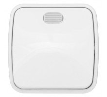 EKF Basic Минск Белый Выключатель 1-кл с индикатором, 10А, ОП