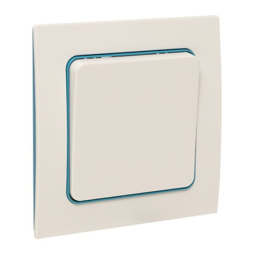 EKF PROxima Стокгольм Белый Выключатель 1-кл, 10А, винт.клеммы