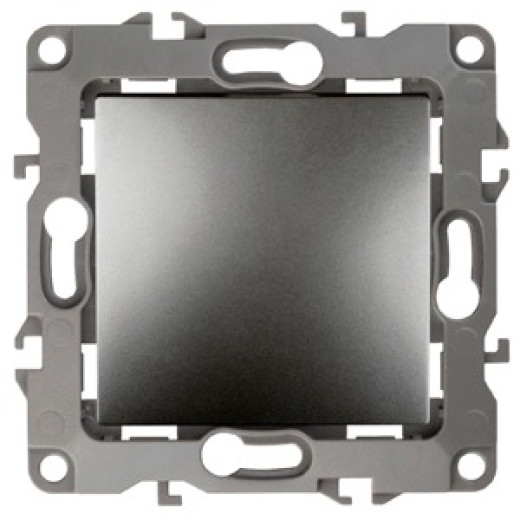 ЭРА 12-1101-12 Выключатель, 10АХ-250В, IP20, 12, Графит