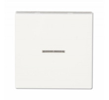 JUNG EcoProfi Белый Выключатель 1-клавишный с подсветкой (в сборе, без рамки)