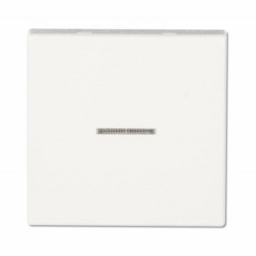 JUNG EcoProfi Белый Выключатель 1-клавишный с подсветкой (в сборе, без рамки)