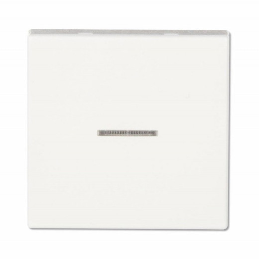 JUNG EcoProfi Белый Выключатель 1-клавишный с подсветкой (в сборе, без рамки)