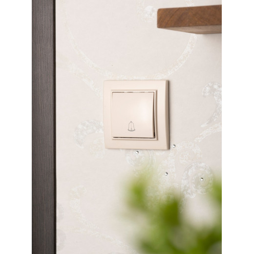 EKF Basic Минск Бежевый Кнопка звонка , 10А, СП