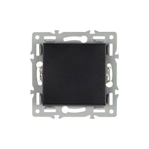 Arlight Механизм выключателя одноклавишный непроходной SWT-MK01-PL-BK (250V, 16A) (-)