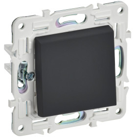 IEK SKANDY Графит Выключатель 1-клавишный 10А SK-V01G