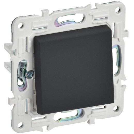 IEK SKANDY Графит Выключатель 1-клавишный 10А SK-V01G