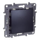 Legrand Etika Антрацит Переключатель промежуточный 1-клавишный, винтовые клеммы, 10AX, 250 В
