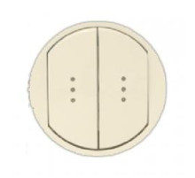 Legrand Celiane Беж Клавиша 2-ая с подсветкой