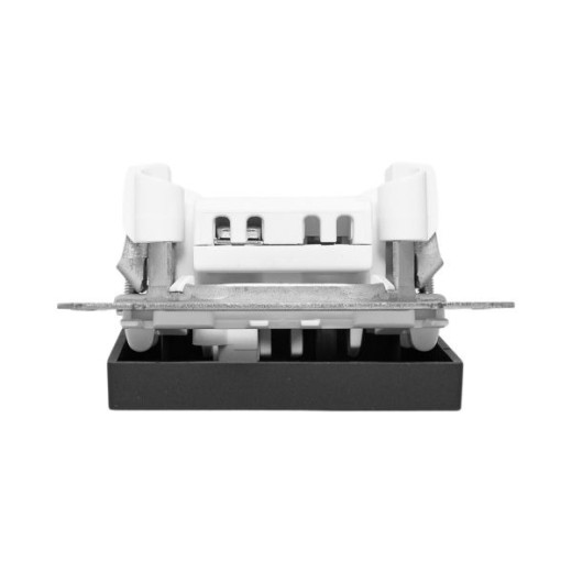 EKF Эпика Механизм выключателя, одноклавишный, проходной, чёрный