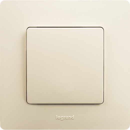 Legrand Etika Слоновая кость Выключатель 1-клавишный 10А, Винтовые клеммы
