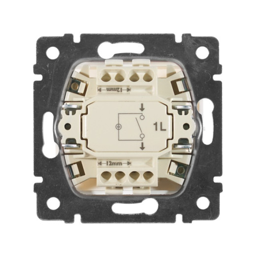 Legrand Valena Бел Выключатель 1-клавишный с подсветкой