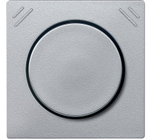 Schneider Electric Merten SM Алюминий Накладка светорегулятора поворотно-нажимного многофункц. с подсветкой , мех 577099