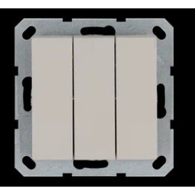Jasmart G Тауп Выключатель 3-кл 10A 250V~