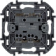 Legrand/Daccord INSPIRIA Слоновая кость Выключатель двухклавишный с подсветкой/индикацией 10 AX - 250 В