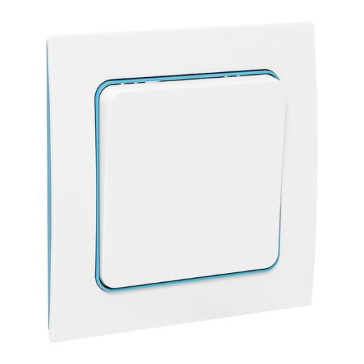 EKF PROxima Стокгольм Белый Выключатель 1-кл, 10А, винт.клеммы