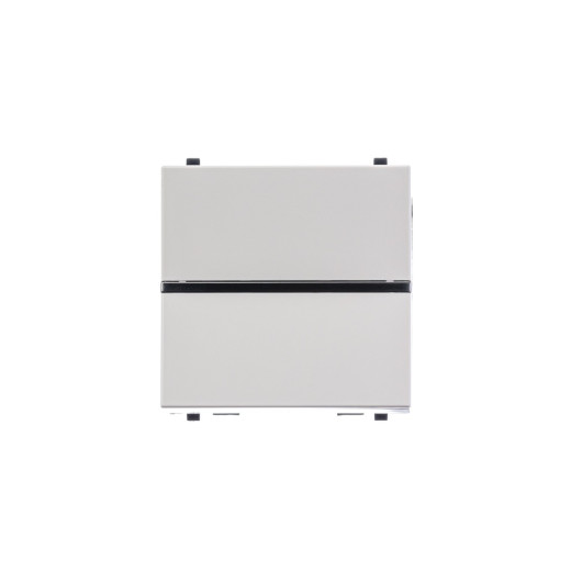 ABB NIE Zenit Бел Выключатель 1-клавишный 2 мод