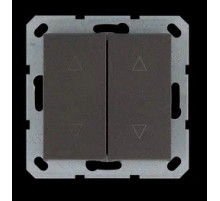 Jasmart G Мокко Выключатель 2-кл жалюзи 10A 250V~