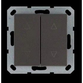 Jasmart G Мокко Выключатель 2-кл жалюзи 10A 250V~