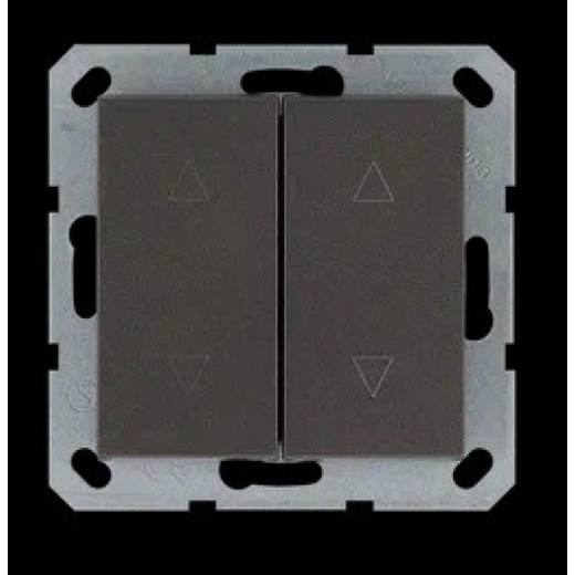 Jasmart G Мокко Выключатель 2-кл жалюзи 10A 250V~