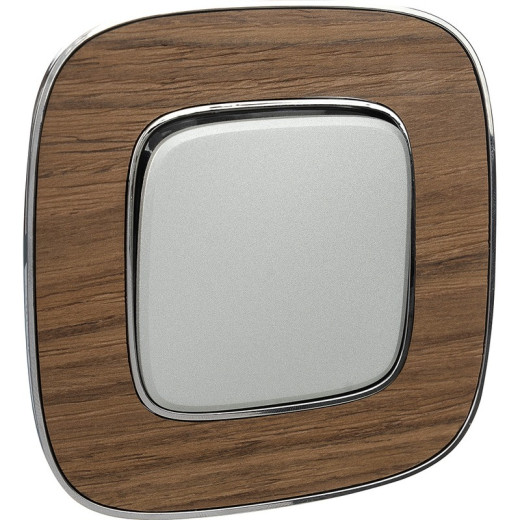 Legrand Valena ALLURE DIY Алюм Выключатель 1-клавишный 10А 250В