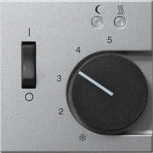 Gira S-55 Алюминий Накладка регулятора теплого пола