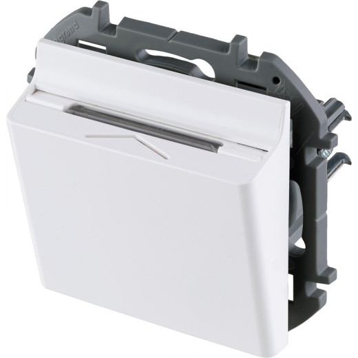 Legrand/Daccord INSPIRIA Белый Выключатель для гостиничных номеров