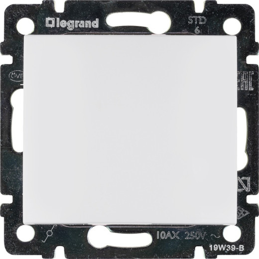 Legrand Valena Бел Переключатель 1-клавишный