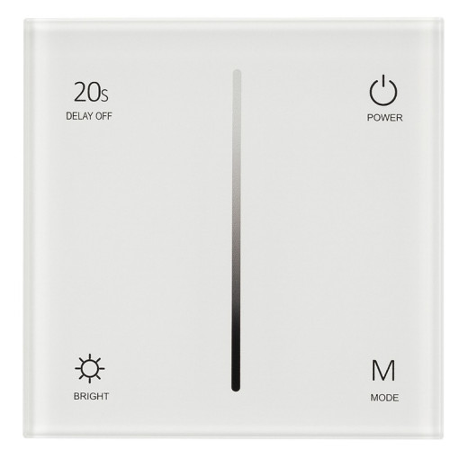 Arlight Панель SMART-P35-DIM-IN White (230V, 0-10V, Sens, 2.4G) (IP20 Пластик, 5 лет)