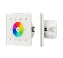 Arlight INTELLIGENT ARLIGHT Сенсорная панель DALI-901-11-4G-RGBW-DT8-IN White (BUS/230V) (IARL, IP20 Пластик, 3 года)