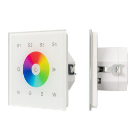 Arlight INTELLIGENT ARLIGHT Сенсорная панель DALI-901-11-4G-RGBW-DT8-IN White (BUS/230V) (IARL, IP20 Пластик, 3 года)