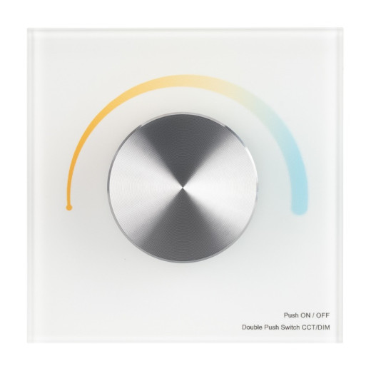 Arlight Панель SMART-P2-MIX-G-IN White (3V, Rotary, 2.4G) (IP20 Пластик, 5 лет)