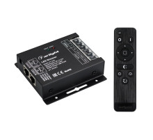 Arlight Диммер VT-S18-3x8A (12-24V, ПДУ Стик 12кн, RF) (IP20 Металл, 3 года)