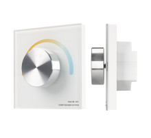 Arlight Панель SMART-P2-MIX-G-IN White (3V, Rotary, 2.4G) (IP20 Пластик, 5 лет)