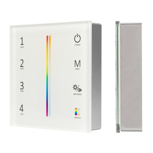 Arlight Панель Sens SMART-P55-MULTI White (3V, 4 зоны, 2.4G) (IP20 Пластик, 5 лет)