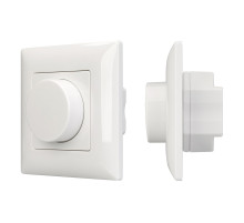 Arlight Панель SMART-P15-DIM-IN White (230V, 1A, TRIAC, Rotary, 2.4G) (IP20 Пластик, 5 лет)