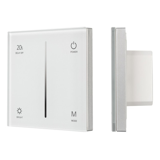 Arlight Панель SMART-P36-DIM-IN White (230V, 1.2A, TRIAC, Sens, 2.4G) (IP20 Пластик, 5 лет)